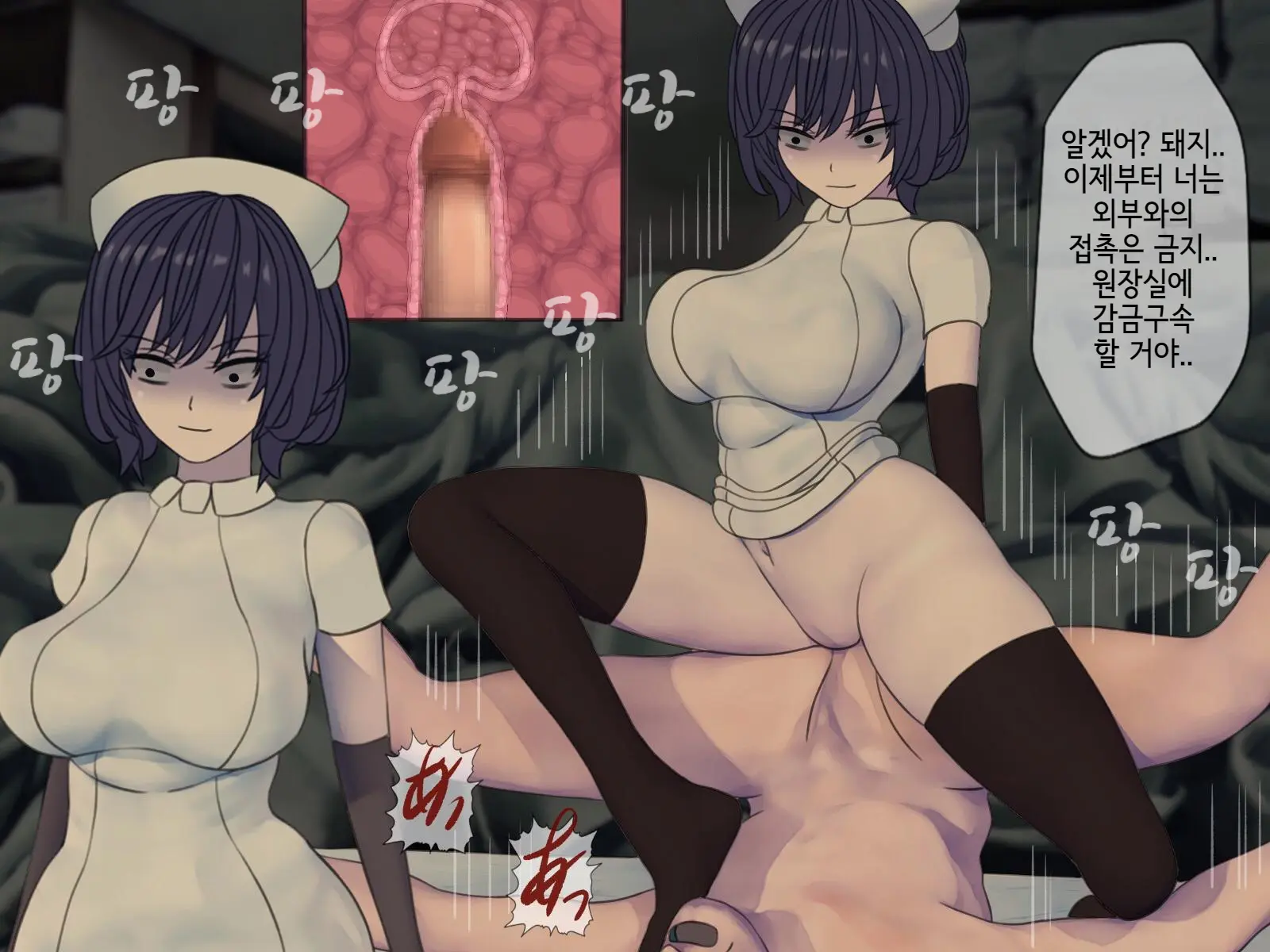 Sakusei Byoutou (10) ~Seikaku Saiaku No Nurse Shika Inai Byouin De Shasei Kanri Seikatsu~ | 착정병원10~ 성격 나쁜 간호사들밖에 없는 병원에서 사정관리생활~